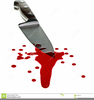 Free Dripping Knife Clipart Image