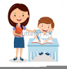 Teacher And Pupils Clipart Image