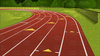 Track Lanes Clipart Image