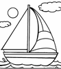 Printable Sailboats Image