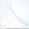 Wedding Dress On A Hanger Clipart Image