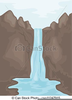 Waterfall Illustration Clipart Image