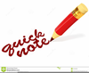 Note Taking Clipart Image