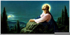 Jesus Praying In The Garden Of Gethsemane Clipart Image