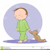 Kid Sleeping Clipart Image