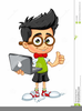 Computer Nerd Clipart Image