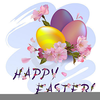 Easter Greetings Clipart Image