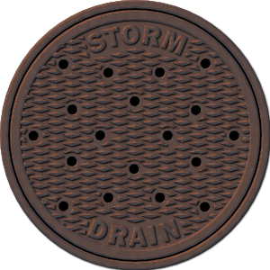 Street Sewer Cap Clip Art