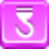 Free Pink Button Hook Image