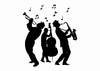 Jazz Band Clipart Image