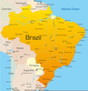 Brazil Country Map Image