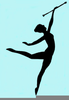 Majorette Baton Clipart Image