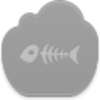 Fish Skeleton Icon Image