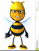 Worker Bee Clipart Image