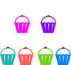 Cupcake Stand 3 Clip Art