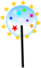 Small Magic Wand Clip Art