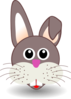 Bunny Face Clip Art