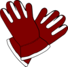 Red Gloves Clip Art