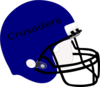 Blue Football Helmet Clip Art