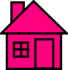 Pinkhouse Clip Art