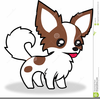 Long Haired Chihuahua Clipart Image