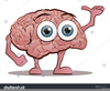 Brain With Feet Clipart Image