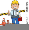 Construction Stake Clipart Image