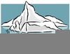 Iceberg Clipart Black And White Image