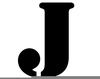 Initial Letter J Clipart Image