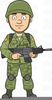 Military Troops Clipart Image