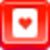 Free Red Button Icons Hearts Card Image