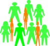 7 In 10 People Clip Art