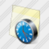 Icon Sticker Clock Image