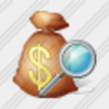 Icon Money Bag Search Image