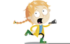 Cartoon Runner Clipart Image