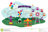 Free Amusement Park Clipart Image