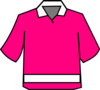 Club Shirt Pink Clip Art