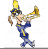 Goofy Marching Clipart Image