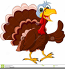 Comical Turkey Clipart Image