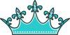 Teal Wears The Crown Clip Art