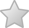 Star Grey Clip Art