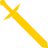 Gold Sword Clip Art