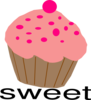 Pink Cupcake Clip Art