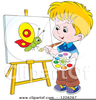 Man Painting Clipart Image