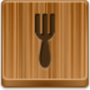 Free Wood Button Fork Image