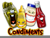 Condiments Clipart Image