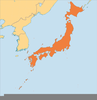 Map Of Japan Clipart Image