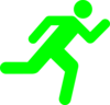 Green Stickman Clip Art