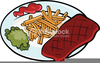 Sweet Potato Fries Clipart Image