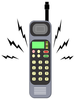 Cell Phone Ringing Clipart Image